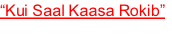 “Kui Saal Kaasa Rokib”
